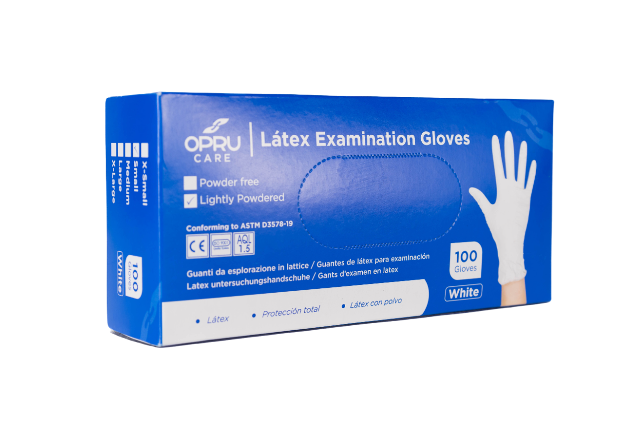 GUANTE LATEX CON TALCO OPRUCARE