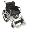 Silla de ruedas con cojín acolchado