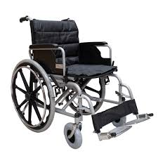 Silla de ruedas con cojín acolchado