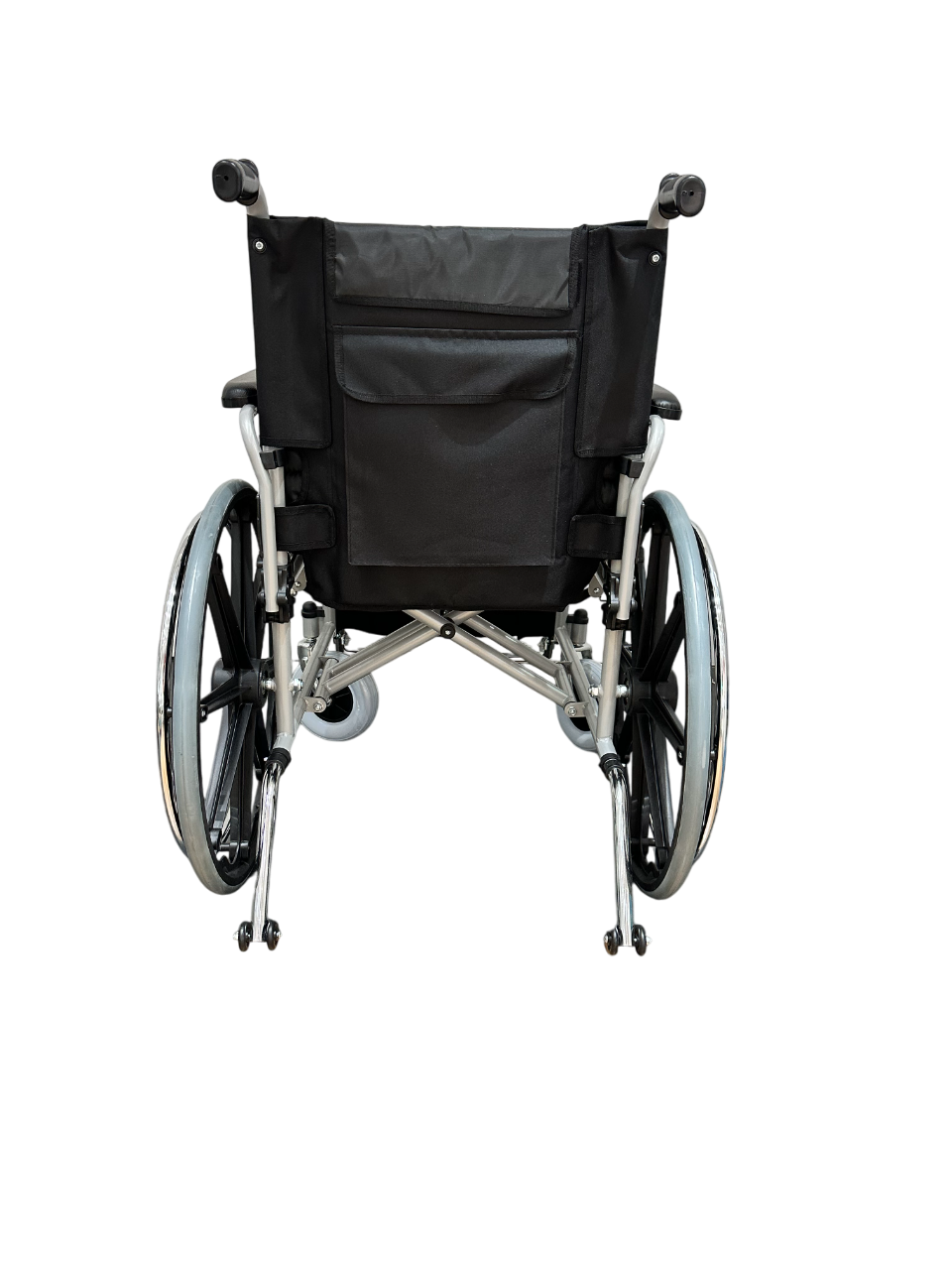 Silla de ruedas con cojín acolchado