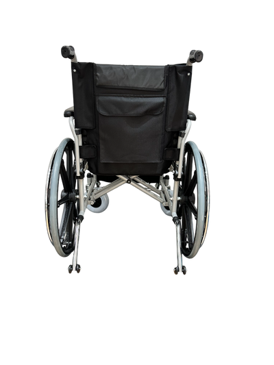 Silla de ruedas con cojín acolchado