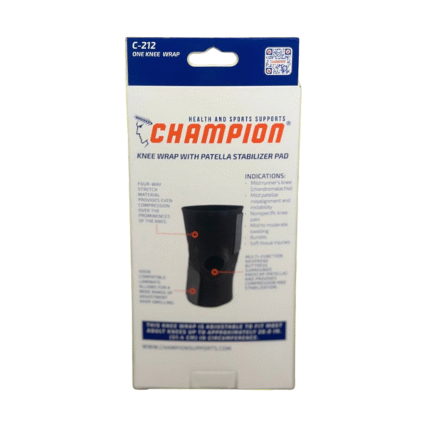 Rodillera con almohadilla estabilizadora