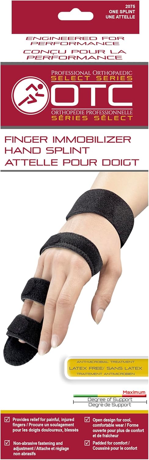 Férula de Mano del Inmovilizador del Dedo