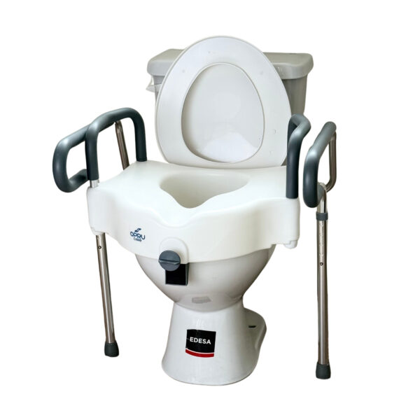 Asiento elevador para inodoro