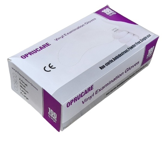 Guante de Vynil Oprocure Sin Talco