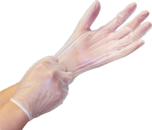 Guante de Vynil Oprocure Sin Talco
