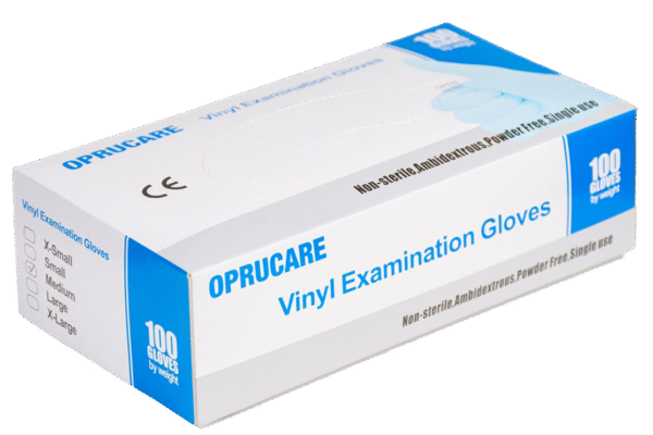 Guante de Vynil Oprocure Sin Talco