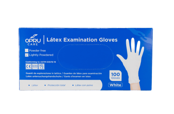 Guante De Nitrilo Blanco Oprocure Sin Talco